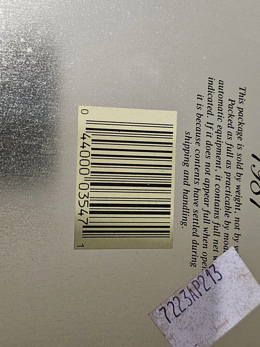 Vintage Wheat Thins Limited Edition Tin 1987
